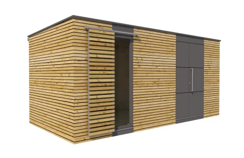 Moderný záhradný domček na náradie 5×2,5 m