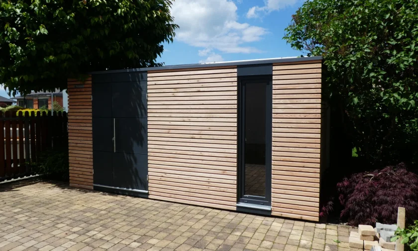 Dizajnov&yacute; domček pre z&aacute;hradu 5x3 m