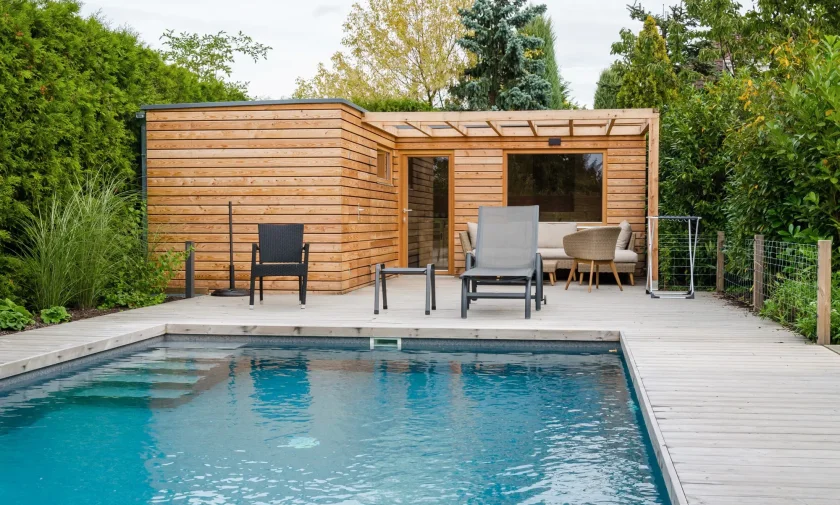 Záhradný domček so saunou