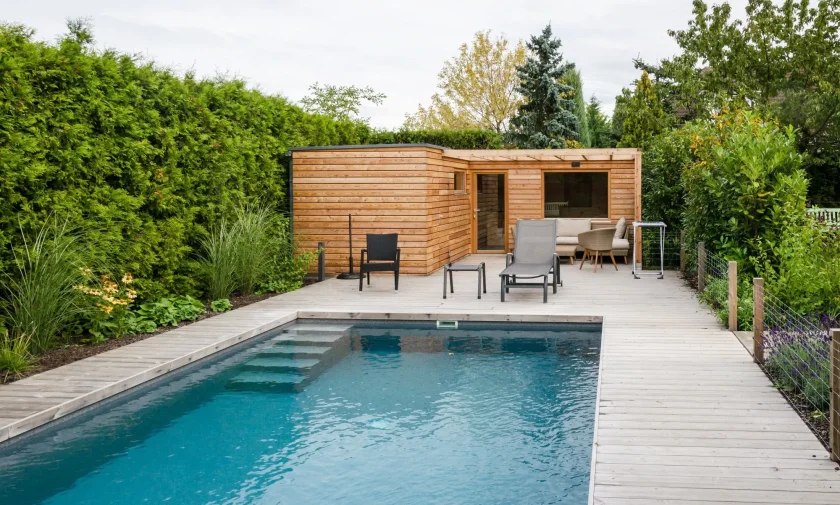 Záhradný domček so saunou