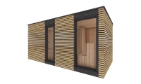 Vonkajšia sauna do záhrady 5x2,5 m