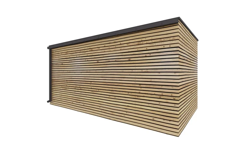 Vonkajšia sauna do záhrady 5x2,5 m