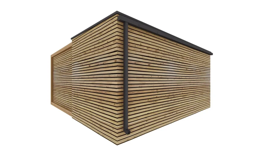 Domáce wellness 5x2,5 m s terasou a pergolou