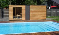 Moderní zahradní sauna NATURHOUSE