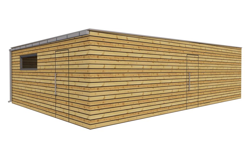 Montovaná dvojgaráž 9x6,3 m