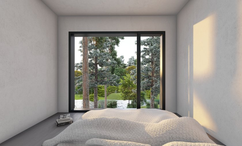 Kempingová a glampingová chata LARGE Z 6x6 m