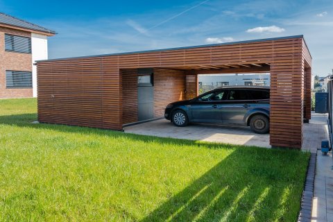 Prístrešok pre 2 autá 6x6 m