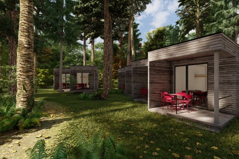 Kempingová a glampingová chata MINI 5x3 m}