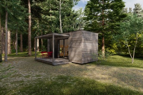 Kempingová a glampingová chata MEDIUM 6x3 m}