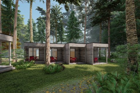 Kempingová a glampingová chata MINI 5x3 m