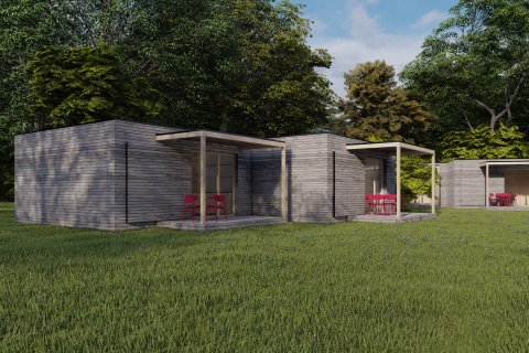 Kempingová a glampingová chata LARGE 6x6 m