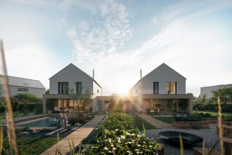 Záhradné domčeky pre rezidenčné projekty Crestyl