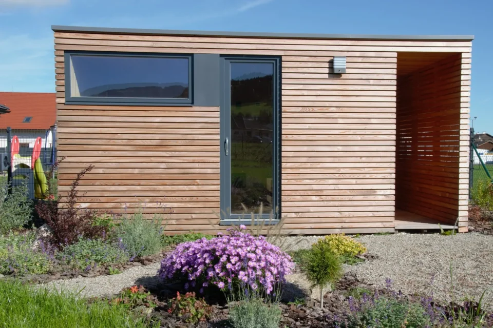 Vonkajšia sauna do záhrady 4x2,5 m