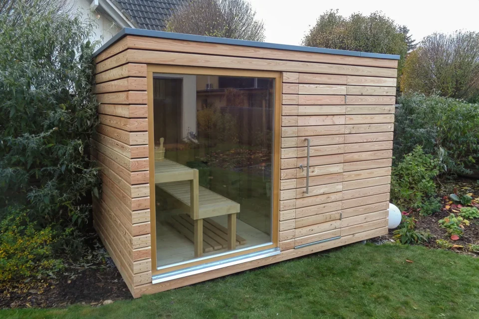 Záhradná vonkajšia sauna 3,5x2 m