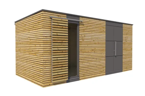 Moderný záhradný domček na náradie 5×2,5 m