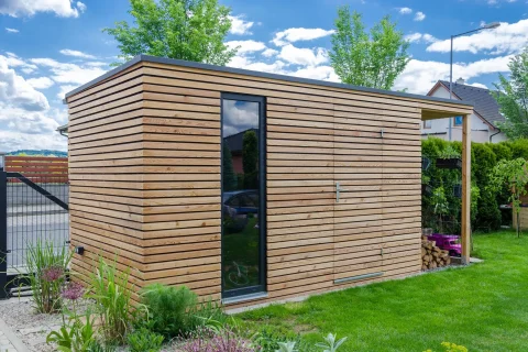 Moderný záhradný domček na náradie 5×2,5 m