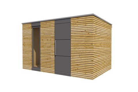 Moderný záhradný domček na náradie 4×2,5 m