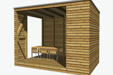 Letná kuchyňa 4x2,4 m}