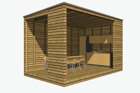 Letná kuchyňa 5x3 m}