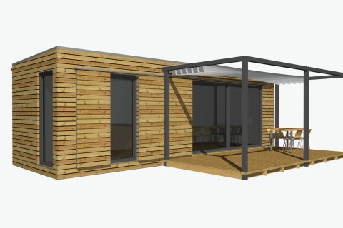 Párty domček M 9x3 m}