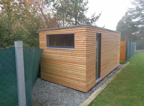 Smrekovcov&yacute; z&aacute;hradn&yacute; domček 4x3m - Světice