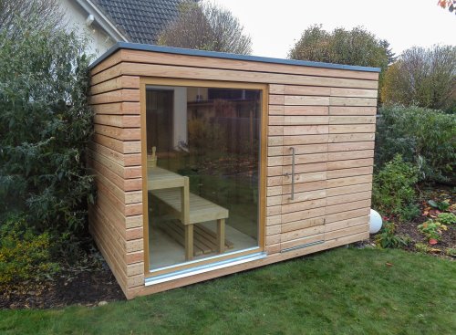 Dom&aacute;ca z&aacute;hradn&aacute; sauna pre cel&uacute; rodinu